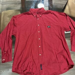 Georgia Bulldogs Men's Red Long Sleeve Shirt
